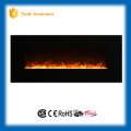 2015 new black glass wall hanging electric fireplace large room heater